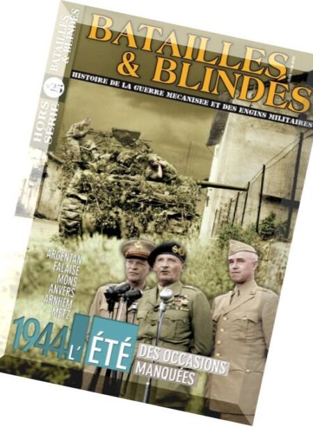 Batailles & Blindes – Hors-Serie N 25, Octobre-Novembre 2014 Cover