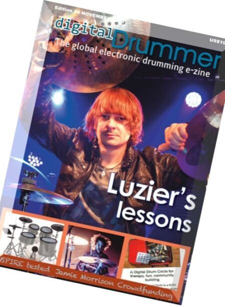 Digital Drummer – November 2015 Cover