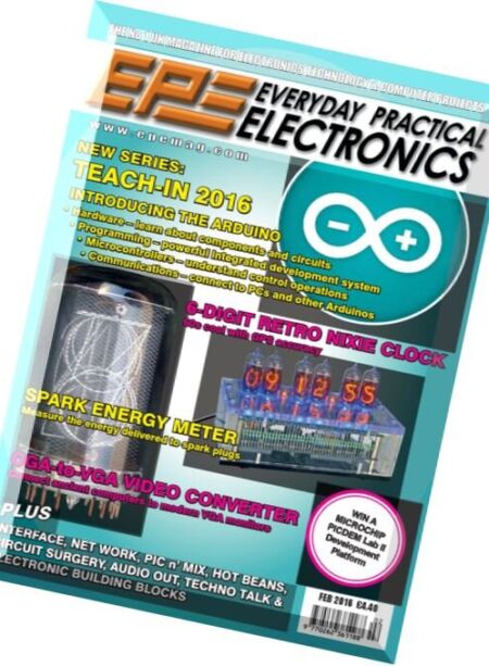 Everyday Practical Electronics – February 2016 Cover