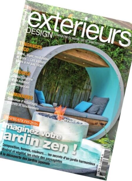 Exterieurs Design – Janvier-Fevrier 2016 Cover