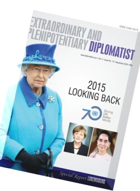 Extraordinary and Plenipotentiary Diplomatist – December 2015 Cover