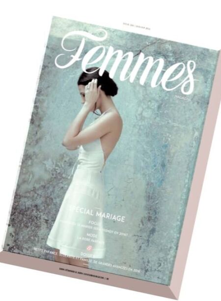 Femmes Magazine – Janvier 2016 Cover