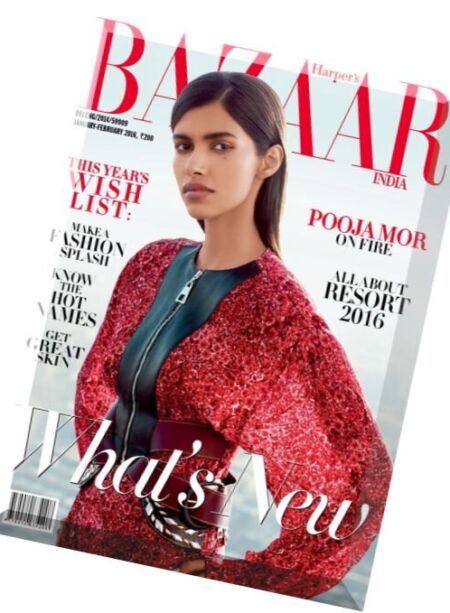 Harper’s Bazaar India – January 2016 Cover