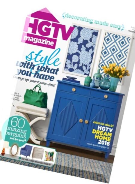 HGTV Magazine – January-February 2016 Cover