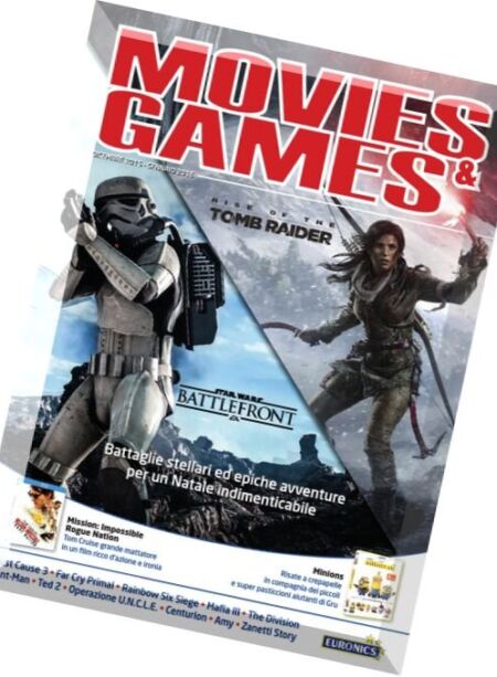 Movies & Games – Dicembre 2015 – Gennaio 2016 Cover