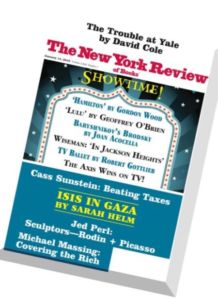 New York Review of Books – 14 January 2016 Cover