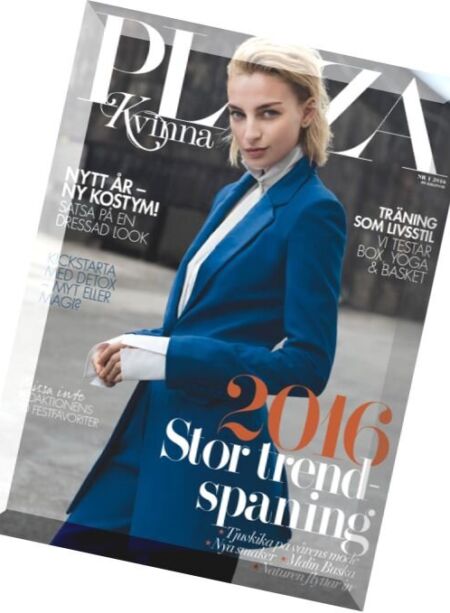 Plaza Kvinna – Januari 2016 Cover