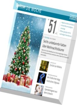 Spektrum Die Woche – Nr. 51, 22 Dezember 2015