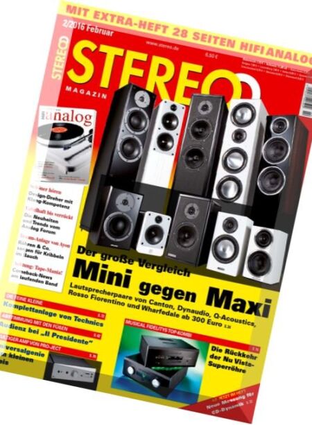 Stereo Magazin – Februar 2016 Cover