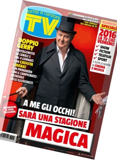 TV Sorrisi e Canzoni – 2 Gennaio 2016 Cover