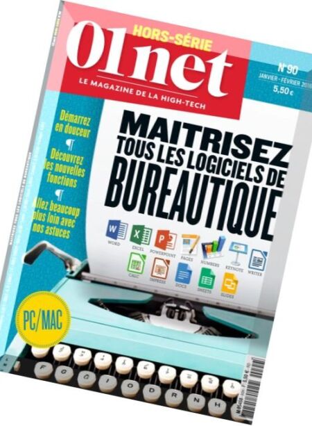 01net – Hors-Serie – Janvier-Fevrier 2016 Cover