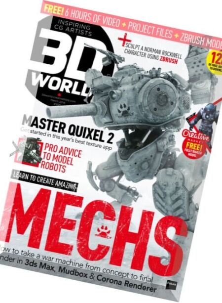 3D World – March 2016 Cover