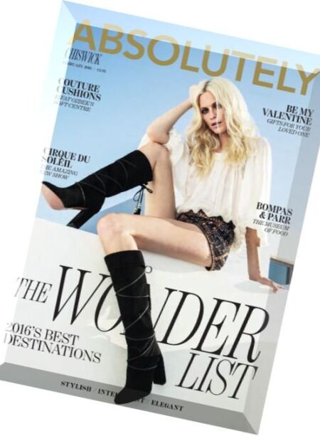 Absolutely Chiswick – February 2016 Cover