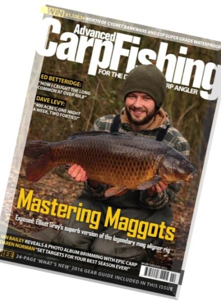 Advanced Carp Fishing – February 2016 Cover