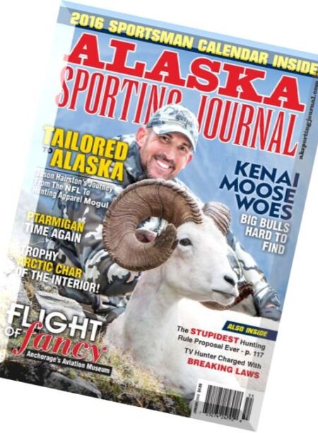Alaska Sporting Journal – January 2016 Cover