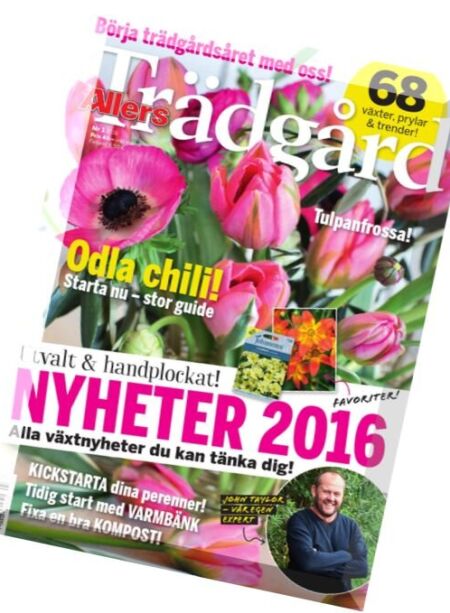Allers Tradgard – Nr.1 2016 Cover