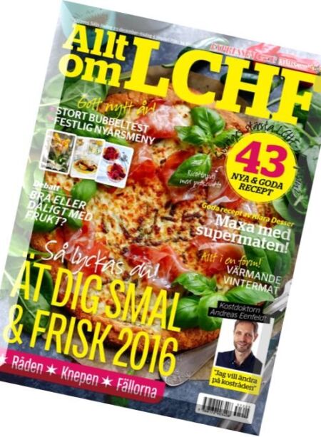 Allt om LCHF – December 2015 Cover