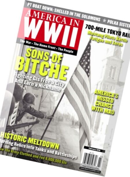 America In WWII – February 2016 Cover