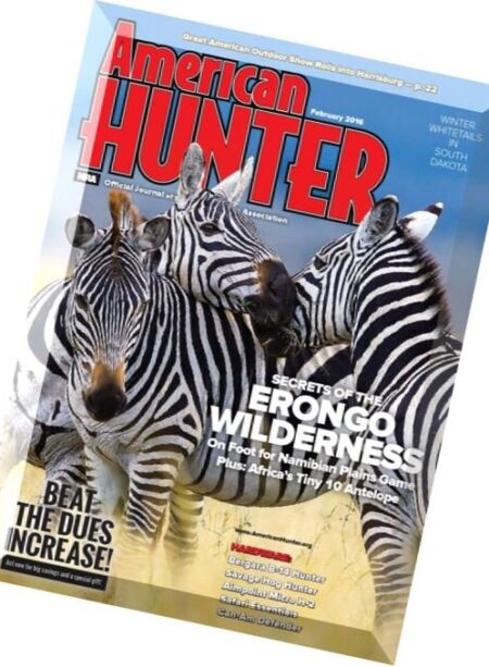 American Hunter – February 2016 Cover