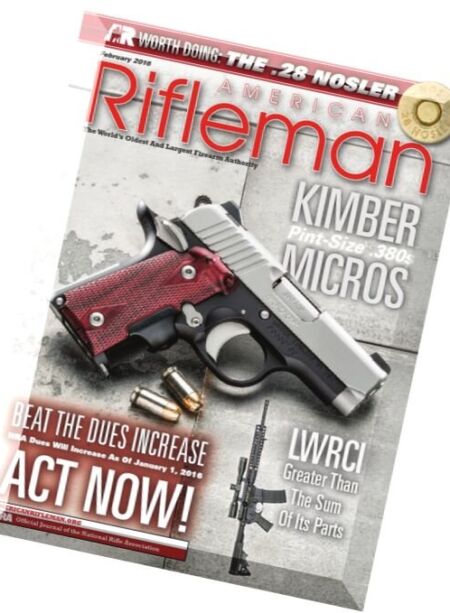 American Rifleman – February 2016 Cover
