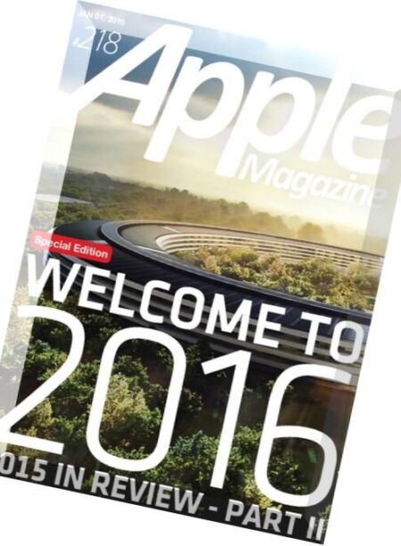 AppleMagazine – 1 January 2016 Cover