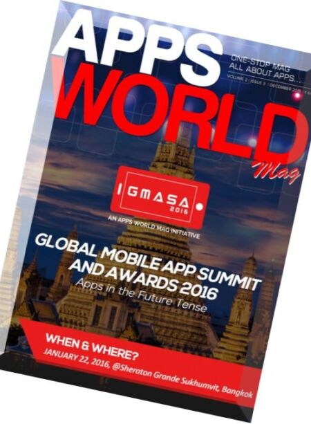 Apps World Mag – December 2015 Cover