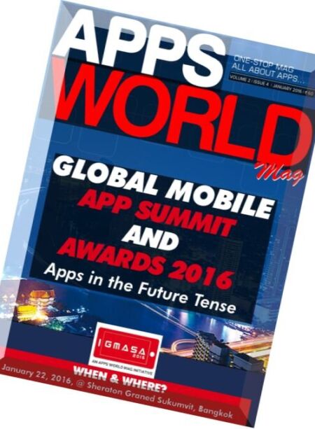 Apps World Mag – January 2016 Cover