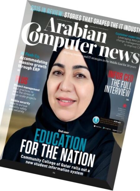 Arabian Computer News – December 2015 Cover
