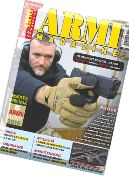 Armi Magazine – Febbraio 2016 Cover