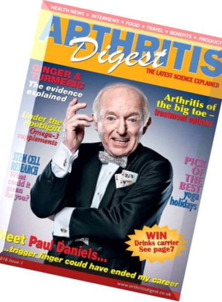 Arthritis Digest – Issue 1, 2016 Cover