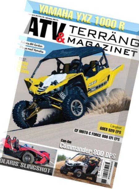 ATV & Terrang Magazinet – Nr.6, 2015 Cover