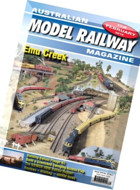 Australian Model Railway – February 2016 Cover