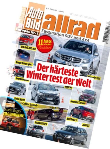Auto Bild Allrad – Februar 2016 Cover