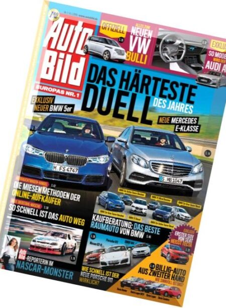 Auto Bild Germany – 01-2016 (08.01.2016) Cover