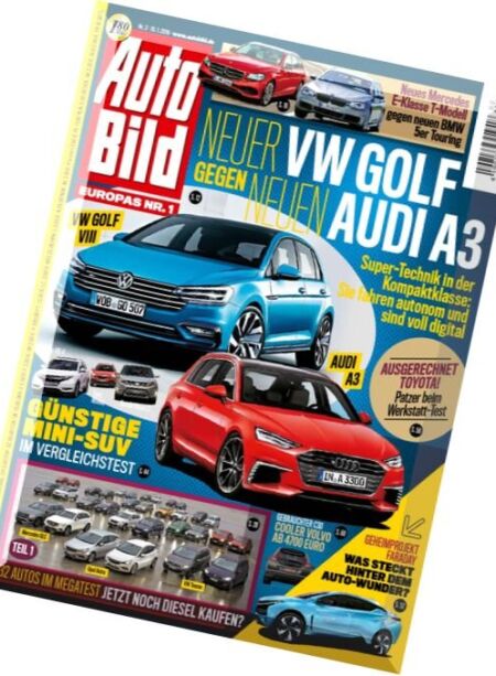 Auto Bild Germany – Nr.2, 15 Januar 2016 Cover
