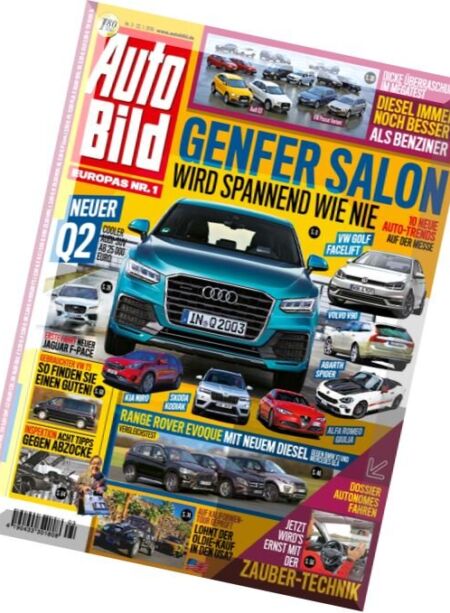 Auto Bild Germany – Nr.3, 22 Januar 2016 Cover