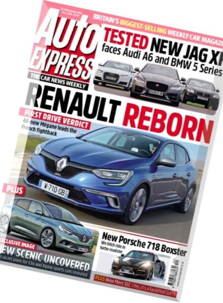 Auto Express – 23 December 2015 Cover