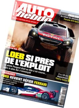 Auto Hebdo – 13 Janvier 2016