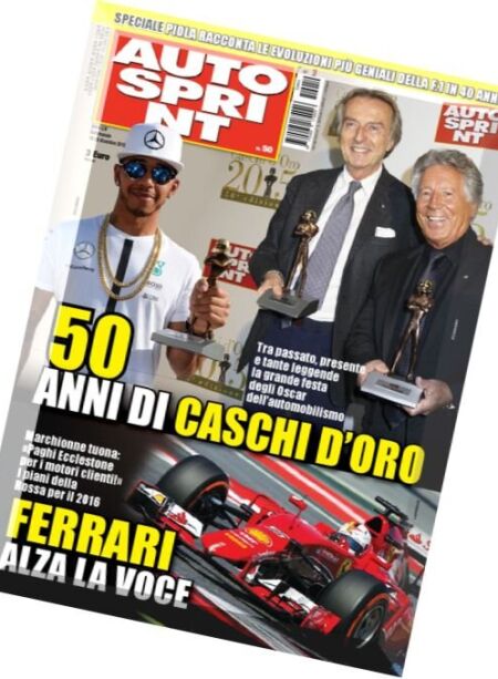 Auto Sprint – 18 Dicembre 2015 Cover