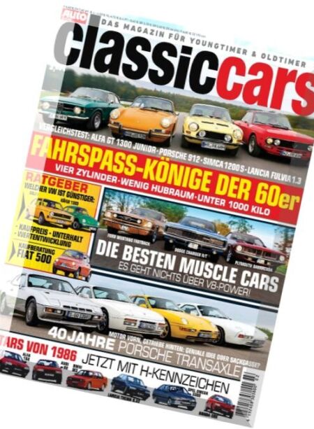 Auto Zeitung Classic Cars – N 2, 2016 Cover