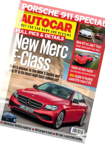 Autocar UK – 13 January 2016 Cover