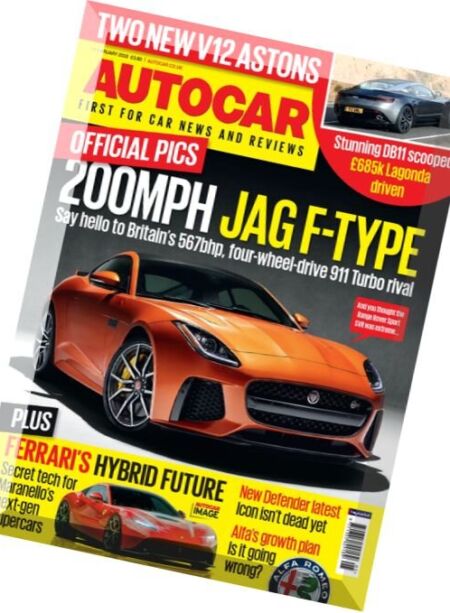 Autocar UK – 3 February 2016 Cover