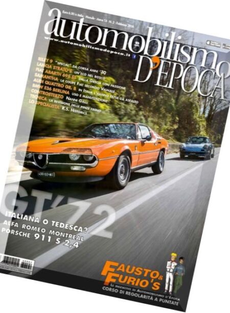 Automobilismo d’Epoca – Febbraio 2016 Cover
