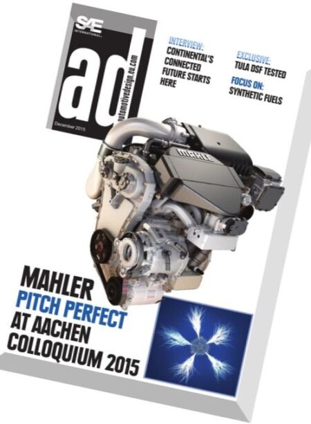 Automotive Design – December 2015 Cover
