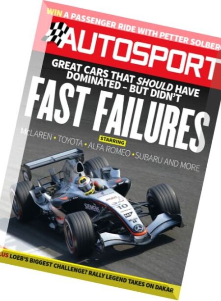 Autosport – 31 December 2015 Cover