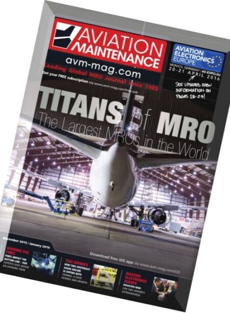 Aviation Maintenance – December 2015 – January 2016 Cover