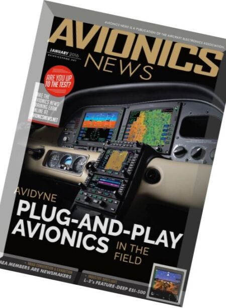 Avionics News – January 2016 Cover