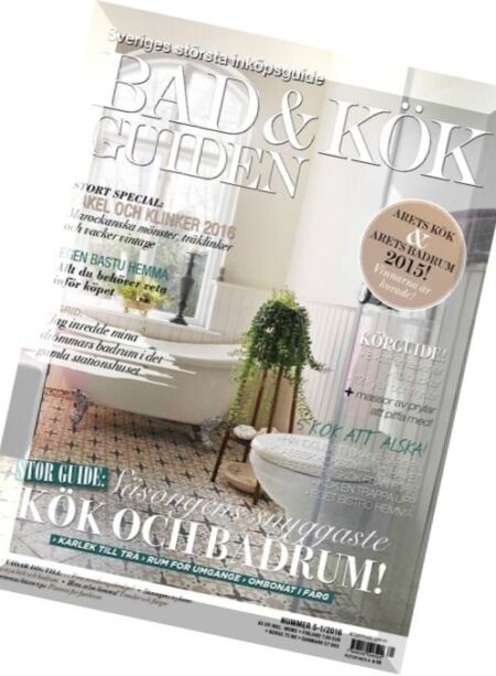 Bad & Kok Guiden – Nr.5-1 2016 Cover