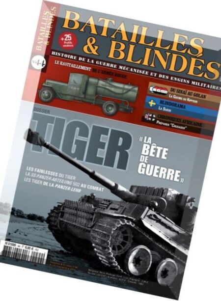 Batailles & Blindes – N 44, Aout-Septembre 2011 Cover