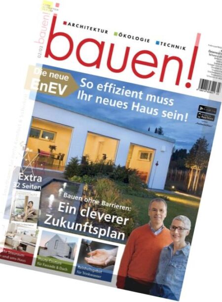Bauen! Magazin – Februar-Marz 2016 Cover